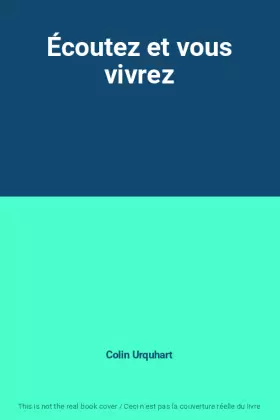 Couverture du produit · Écoutez et vous vivrez
