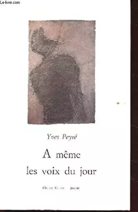 Couverture du produit · A meme les voix du jour