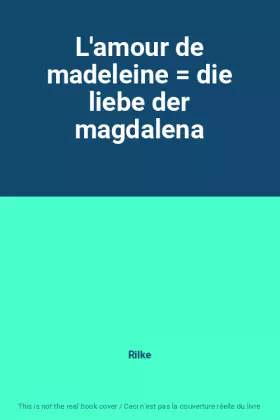 Couverture du produit · L'amour de madeleine  die liebe der magdalena