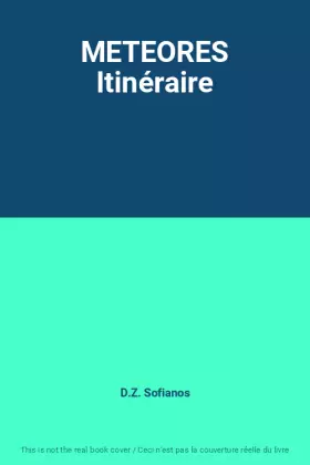 Couverture du produit · METEORES Itinéraire