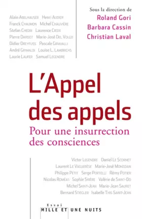 Couverture du produit · L'Appel des appels - Pour une insurrection des consciences
