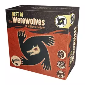 Couverture du produit · Asmodee, Le Meilleur des Loups-garous de Miller's Hollow - Jeu de Cartes - À partir de 10 Ans - 8 à 28 Joueurs - Plus de 30 Min