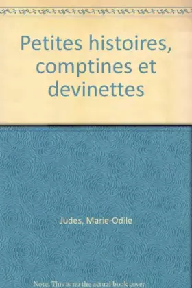 Couverture du produit · Petites histoires, comptines et devinettes