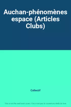 Couverture du produit · Auchan-phénomènes espace (Articles Clubs)