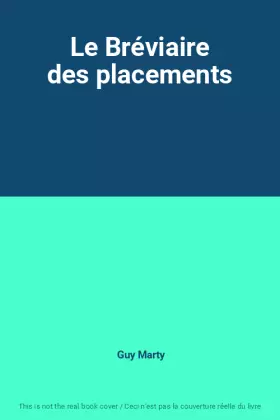 Couverture du produit · Le Bréviaire des placements