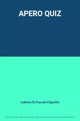 Couverture du produit · APERO QUIZ