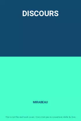 Couverture du produit · DISCOURS