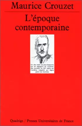 Couverture du produit · L'Époque contemporaine