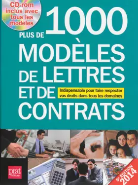 Couverture du produit · Plus de 1000 modèles de lettres et de contrats (1Cédérom)