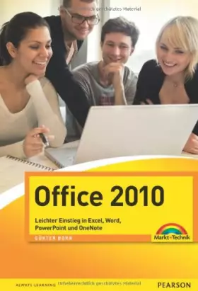 Couverture du produit · Office 2010: Leichter Einstieg in Excel, Word, PowerPoint und OneNote (easy)