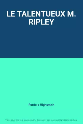 Couverture du produit · LE TALENTUEUX M. RIPLEY