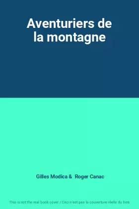 Couverture du produit · Aventuriers de la montagne