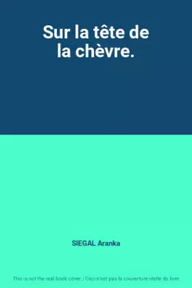 Couverture du produit · Sur la tête de la chèvre.