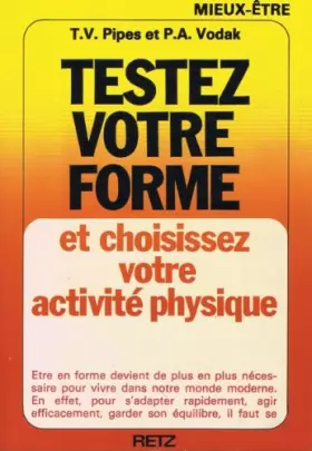Couverture du produit · Testez votre forme et choisissez votre activité physique