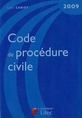 Couverture du produit · Code de procédure civile 2009 (ancienne édition)