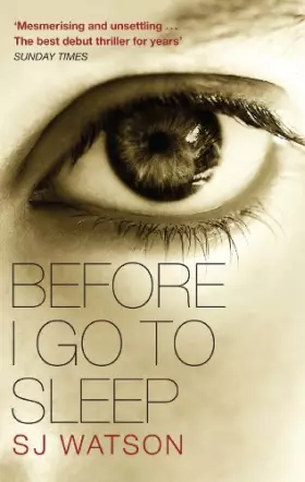 Couverture du produit · Before I Go To Sleep