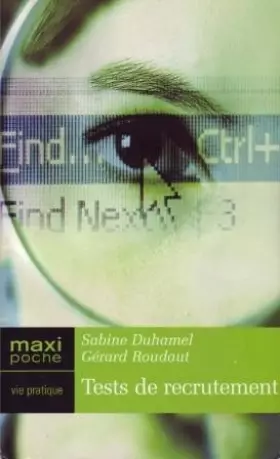 Couverture du produit · Tests de Recrutement