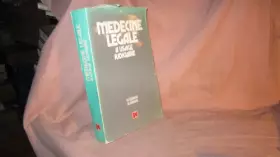Couverture du produit · Médecine légale à usage judiciaire