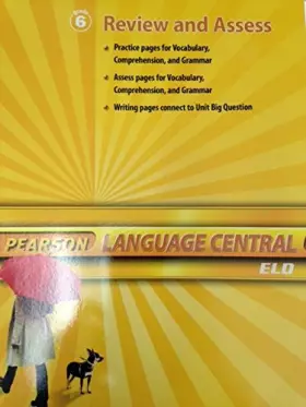 Couverture du produit · Grade 6 Review and Assess Pearson Language Central