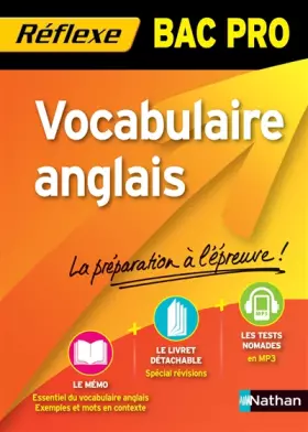 Couverture du produit · Vocabulaire anglais - BAC PRO