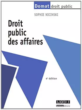Couverture du produit · Droit public des affaires