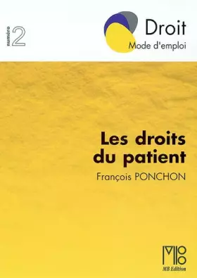 Couverture du produit · Les droits du patient