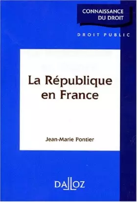 Couverture du produit · LA REPUBLIQUE EN FRANCE