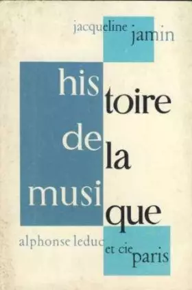 Couverture du produit · Histoire de la musique