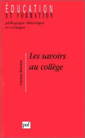 Couverture du produit · Les Savoirs au collège