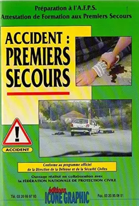 Couverture du produit · ACCIDENT: PREMIERS SECOURS