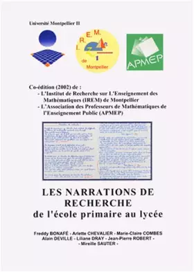 Couverture du produit · Les narrations de recherches de l'école primaire au lycée