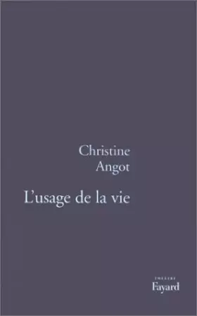 Couverture du produit · L'usage de la vie, suivi de "Corps plongés dans un liquide" de "Nouvelle Vague" et de "Même si"