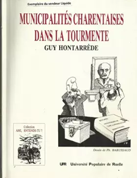 Couverture du produit · Municipalités charentaises dans la tourmente