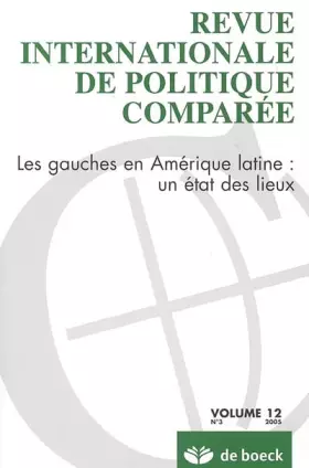 Couverture du produit · les gauches en Amérique latine : un état des lieux