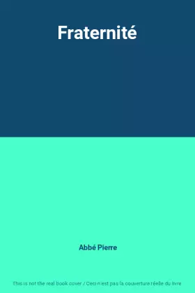 Couverture du produit · Fraternité