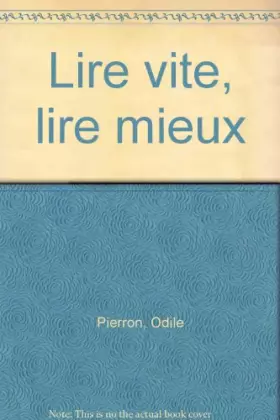 Couverture du produit · Lire vite, lire mieux