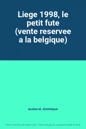 Couverture du produit · Liege 1998, le petit fute (vente reservee a la belgique)