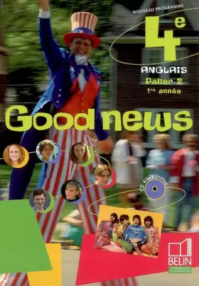 Couverture du produit · Anglais 4e Good News (1CD audio)