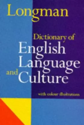 Couverture du produit · DICTIONNAIRE ENGLISH LANGUAGE AND CULTURE