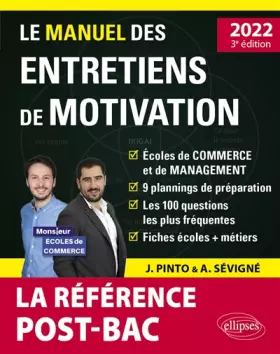 Couverture du produit · Le manuel des entretiens de motivation Post-Bac: Concours aux écoles de commerce