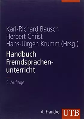 Couverture du produit · Handbuch Fremdsprachenunterricht
