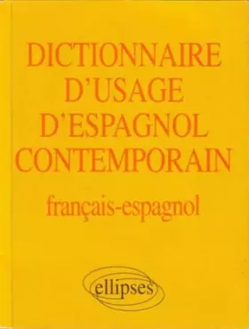 Couverture du produit · Dictionnaire d'usage d'espagnol contemporain