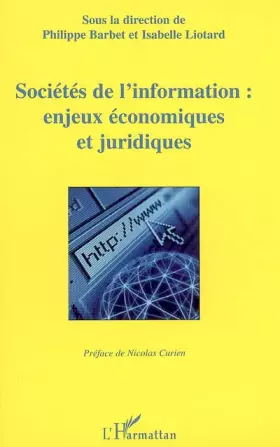 Couverture du produit · Société de l'information. : Enjeux économiques et juridiques