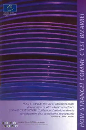 Couverture du produit · How Strange!: The Use of Anecdotes in the Development of Intercultural Competence (Language Learning (Ecml, Graz))