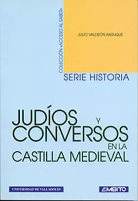 Couverture du produit · Judíos y Conversos En La Castilla Medieval (SIN COLECCION)