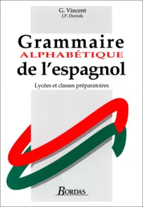 Couverture du produit · VINCENT/GRAM.ALPH.ESPAGN    (Ancienne Edition)