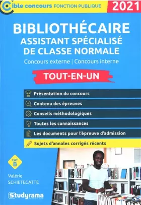 Couverture du produit · Bibliothècaire assistant spécialisé classe normale: Concours externe et interne