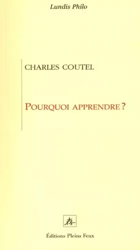 Couverture du produit · Pourquoi apprendre ?