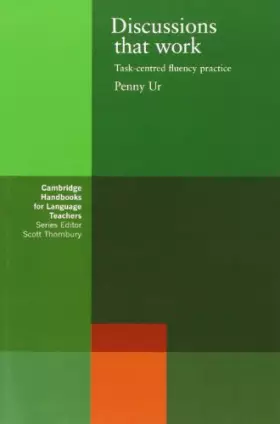Couverture du produit · Discussions that Work: Task-centred Fluency Practice