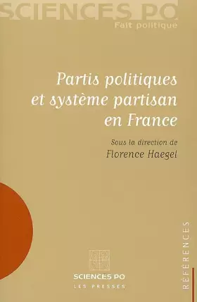 Couverture du produit · Partis politiques et système partisan en France